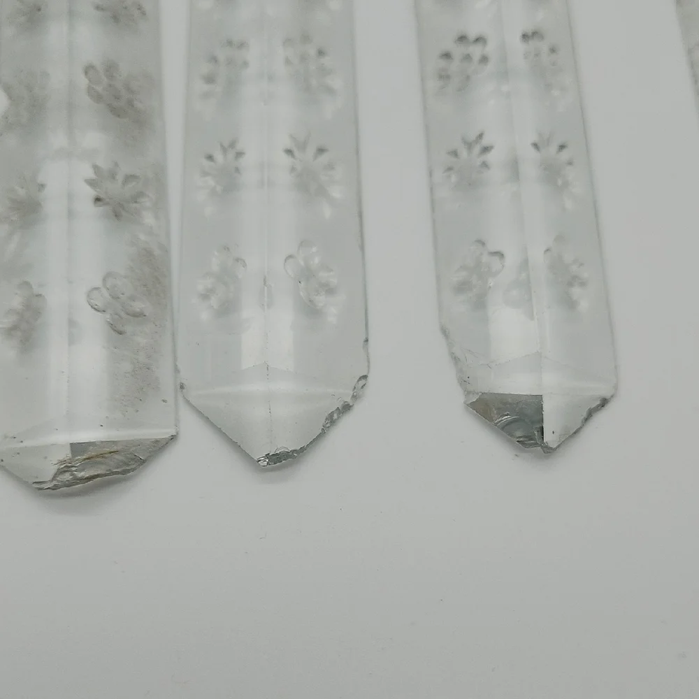 Clear Glass Crystal Prism Set